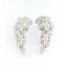 Oorbellen - 18 karaat Witgoud - 2.39ct. tw. Diamant, Nieuw