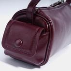 Elie Mini Barrel leren tas met vakken, Verzenden, Nieuw, Wit, Schoudertasje