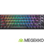 Ducky Mecha Pro SF RGB Zwart Cherry MX Speed Silver, Computers en Software, Toetsenborden, Verzenden, Nieuw, Ducky