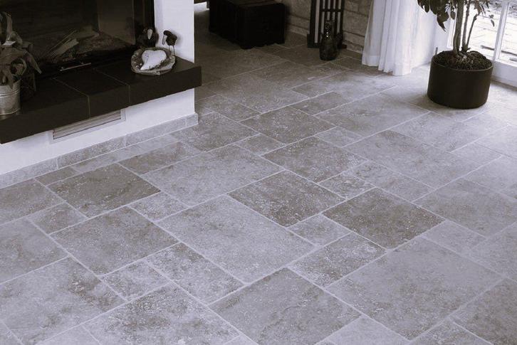 Vloertegel Grijs Multivloer (Vloeren, Afbouwmaterialen), Doe-het-zelf en Verbouw, Tegels, Vloertegels, Nieuw, 10 m² of meer, Keramiek