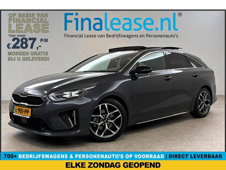 Kia ProCeed 1.0 T-GDI GT-Line Pano Virtual Camera Carplay, Auto's, Kia, Lease, Handgeschakeld, Stationwagon, Benzine, Zilver of Grijs
