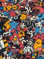 Pop Art Explosion - 500 x 140 cm - Excentrieke linnenmix