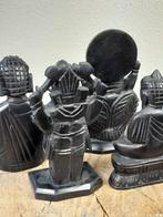 Beeld, Collectie Ganesha en Boeddha beelden - 14 cm - Albast, Antiek en Kunst