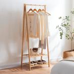 [en.casa] Bamboe kledingrek Öckerö 150x60x40 cm, Nieuw, Verzenden