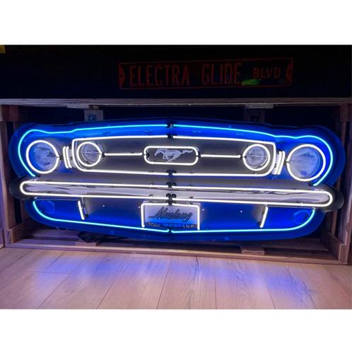 1966 Ford Mustang Voorkant Neon Verlichting 152 x 57 cm, Verzamelen, Automerken, Motoren en Formule 1, Ophalen