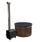 Hottub 176cm. 45kW externe Turbo kachel (4-5 pers.) Actie, Nieuw, Overige typen, Minder dan 200 cm, Rond