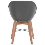 2dekans | Hartman - Iris Stoel - 2x - Antraciet, Ophalen of Verzenden, Zo goed als nieuw