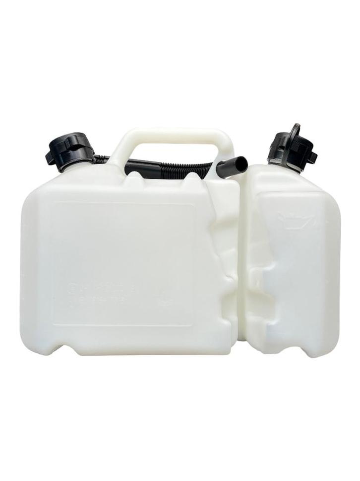 Jerrycan - 8 Liter Combinatie - Brandstof En Olie - Brandsto, Auto diversen, Overige Auto diversen, Ophalen of Verzenden