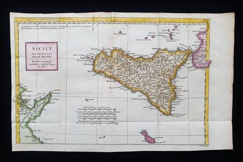 Europa - Italië / Sicilië / Messina / Palermo / Catania;, Boeken, Atlassen en Landkaarten