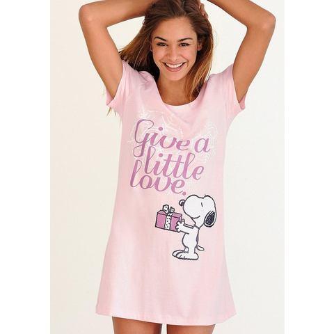 Peanuts Nachthemd met snoopy-print in minilengte, Kleding | Dames, Ondergoed en Lingerie, Verzenden