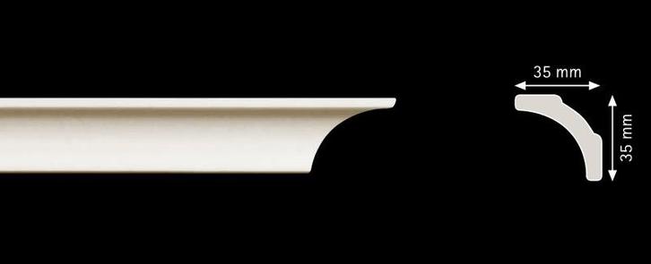 A5 (35 x 35 mm), lengte 2 m, Huis en Inrichting, Woonaccessoires | Lijsten, Nieuw, Ophalen of Verzenden