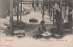 SURINAME - In de Binnenlanden - Indiaansche hut, Verzenden, Gelopen