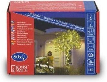 Konstsmide - LED snoer micro 24V 80x - warmwit