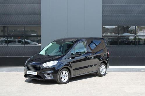 Ford Transit Courier 1.5 TDCI Limited 100pk - Navi - Camera, Auto's, Bestelauto's, Onderhoudsboekje, Lease, Zwart, Handgeschakeld