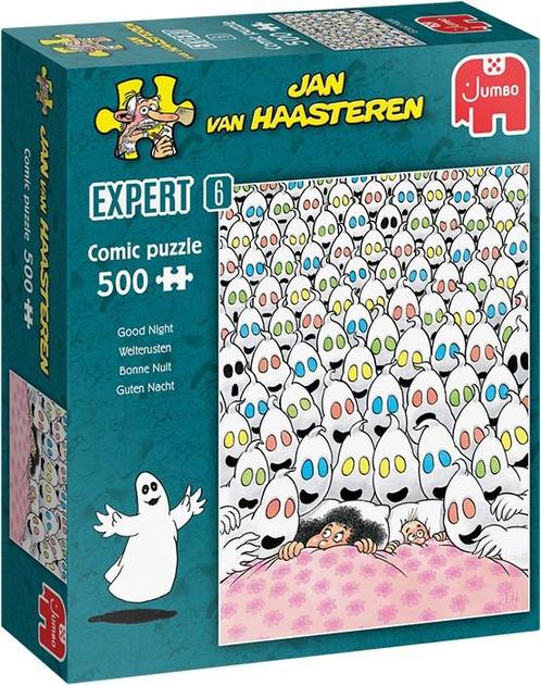 Jan van Haasteren Expert 6 - Good Night (500 stukjes) |, Hobby en Vrije tijd, Denksport en Puzzels, Nieuw, Verzenden