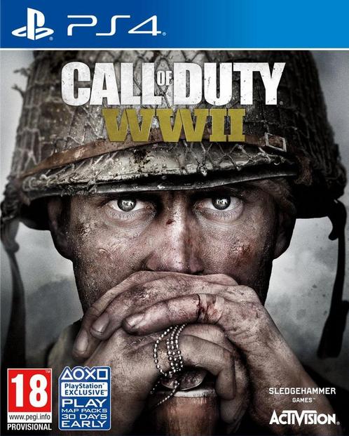 Call of Duty: WWII (COD WW2) morgen thuis, Spelcomputers en Games, Games | Sony PlayStation 4, 3 spelers of meer, Zo goed als nieuw