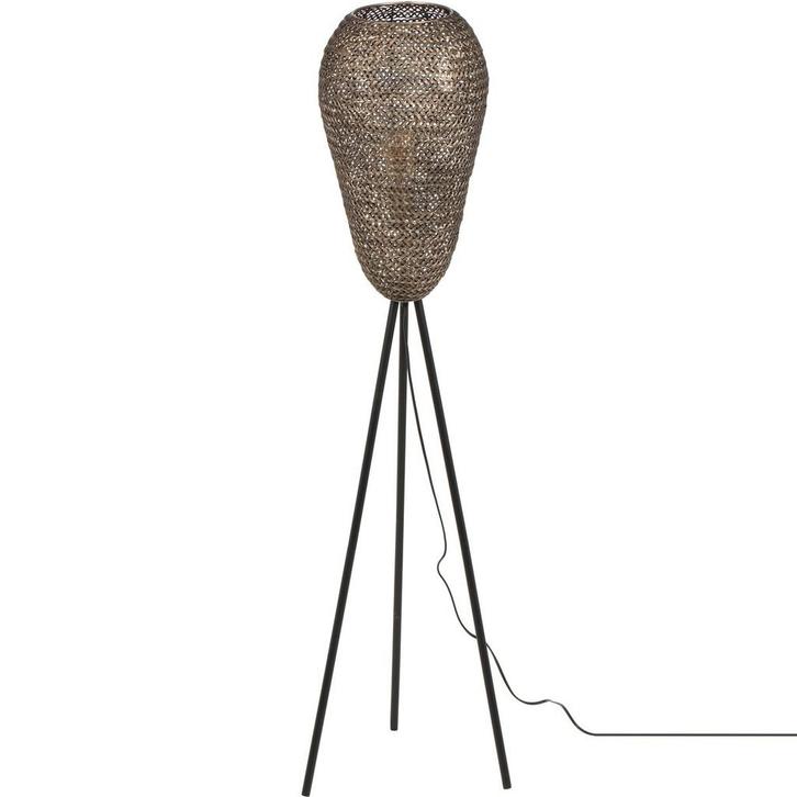 LED Vloerlamp - Trion Ziya - 1 Lichtpunt - E27 Fitting -, Huis en Inrichting, Lampen | Vloerlampen, Nieuw, Metaal, Ophalen of Verzenden