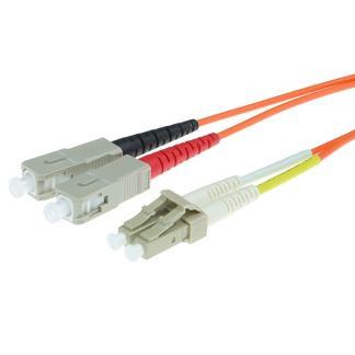 Glasvezelkabel OM1 - LC/SC - 2 meter, Computers en Software, Pc- en Netwerkkabels, Nieuw, Verzenden