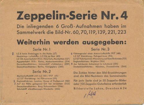 Duitse Rijk - Zeppelin  - 5 echt bromide zilverfotos op, Postzegels en Munten, Postzegels | Europa | Duitsland