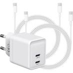 Dubbele USB-C Oplaadstekker met 2x Samsung Oplader Kabel, Ophalen of Verzenden, Nieuw