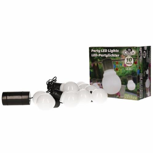 LED feestverlichting wit 10 lampjes - Feestverlichting ove.., Hobby en Vrije tijd, Feestartikelen, Verzenden