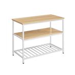 Grote Keukenplank Eiken/Wit -40% | Betaalbaar | Retourdeal!, Ophalen of Verzenden, Nieuw