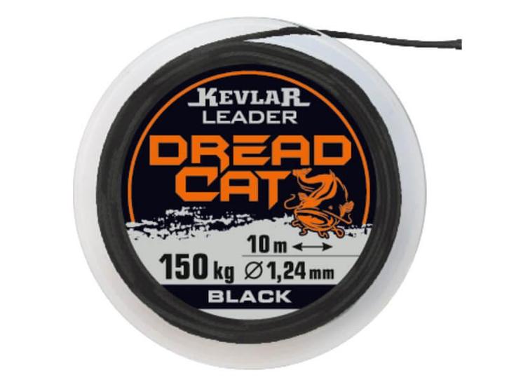 Meerval Kevlar Leader Zwart 10 m. - Roofvis XL, Watersport en Boten, Hengelsport | Roofvissen, Overige typen, Nieuw, Verzenden