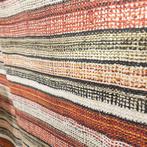 Decoratief gestreept textiel – Linnen effect – Natuurlijke