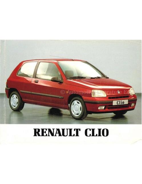 1995 RENAULT CLIO INSTRUCTIEBOEKJE NEDERLANDS, Auto diversen, Handleidingen en Instructieboekjes