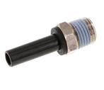 8mm x 1/4 NPT insteekfitting Messing/PA 66 Buitendraad NBR, Verzenden, Nieuw