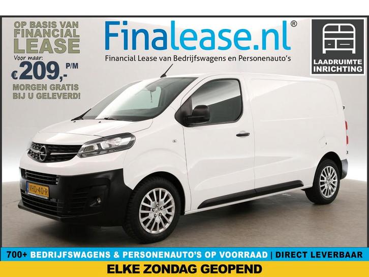 Opel Vivaro 1.5 CDTI L2H1 Airco Cruise PDC 3 Persoons Kasten, Auto's, Bestelauto's, Lease, Handgeschakeld, Diesel, Boordcomputer