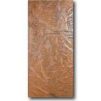 Metal Stuc Wandpaneel Brons 260x122x0,2cm, Nieuw
