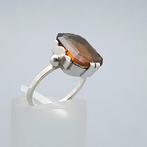 Zilver, Art Deco - Ring, Antiek en Kunst