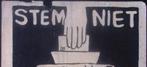 Oproep om niet te stemmen op poster (lijst optie, Posters), Verzamelen, Posters, Verzenden, Nieuw, Overige onderwerpen, Met lijst