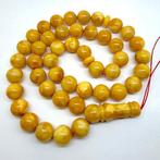 Tesbih misbaha gebedsketting Baltic amber beads 14mm 74,4, Verzamelen