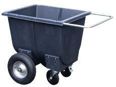 Halfpipe voerwagen 230 liter grijs, Dieren en Toebehoren, Stalling en Weidegang