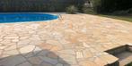 flagstones Brasil Yellow - beste prijs van Nederland !!!, Tuin en Terras, Tegels en Klinkers, Nieuw, Natuursteen, Terrastegels