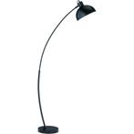 Vloerlamp - E27 Fitting - 1-lichts - Glans Zwart - Aluminium