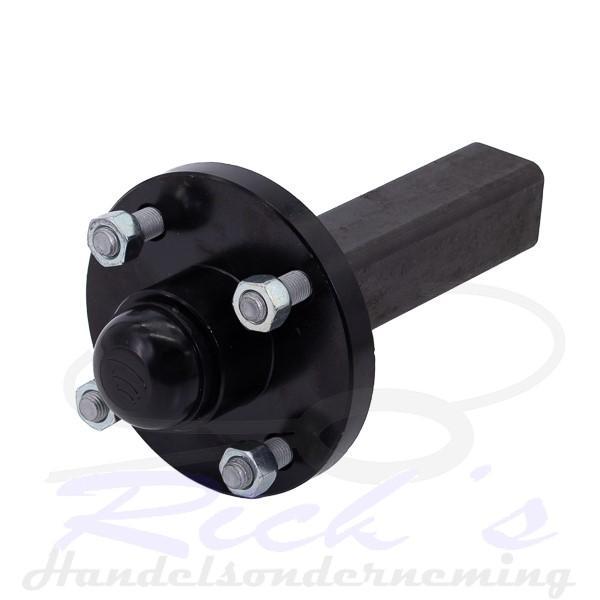 Ongeremde naaf met aseind - snelverkeer - 4x100 - aseind, Auto diversen, Aanhangwagen-onderdelen, Nieuw, Ophalen of Verzenden