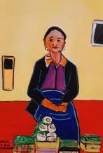 Acryl schilderij, Maya Wildevuur, Enise, 2010, Nieuw