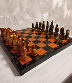 Schaakspel - Painted chess Kursky souvenir. Vintage. USSR