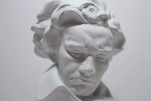 Tharaud-France Limoges - Beeld, Ludwig van Beethoven - 34 cm, Antiek en Kunst, Antiek | Glas en Kristal