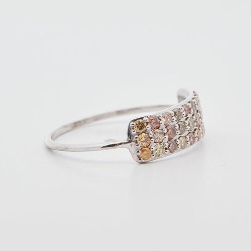 Zonder Minimumprijs - Ring 14 kt. - 0.47ct. tw. Diamant, Sieraden, Tassen en Uiterlijk, Ringen