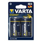 Varta Langdurige alkaline D-batterijen - 1,5V - set van 2..., Ophalen of Verzenden, Nieuw