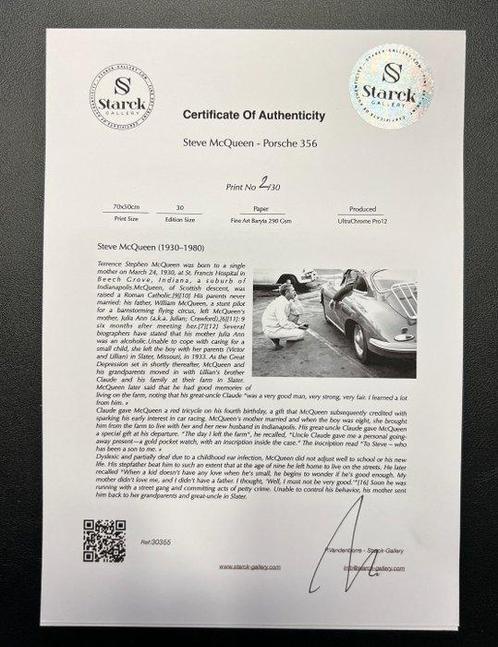 Steve McQueen - Porsche 356 - Fine Art Photography - Luxury, Verzamelen, Film en Tv