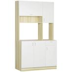 TRUUSK Keukenkast 3 Planken 4 Kasten 102 Cm × 48 Cm × 180 Cm, Verzenden, Nieuw