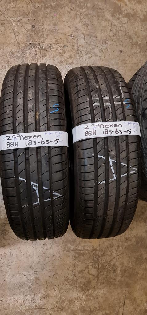 2x 185-65-15 Nexen Zomer 6.6mm €35 Per Band 185 65 15, Auto-onderdelen, Banden en Velgen, 15 inch, Zomerbanden, 185 mm, Personenwagen