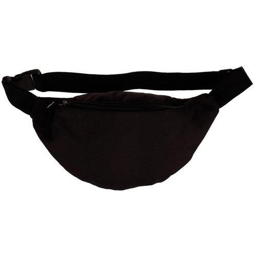 Heuptasje Effen Zwart - Meerdere Ritsen - 26x13cm NIEUW, Sport en Fitness, Bergsport en Wandelen, Nieuw, Ophalen of Verzenden
