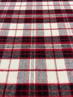 Zeer zachte DOBLE FACE tartan stof zonder reserve!! -