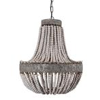 Kralen Hanglamp XL Zion ø51 Binnenverlichting, Verzenden, Nieuw, Hout, 50 tot 75 cm